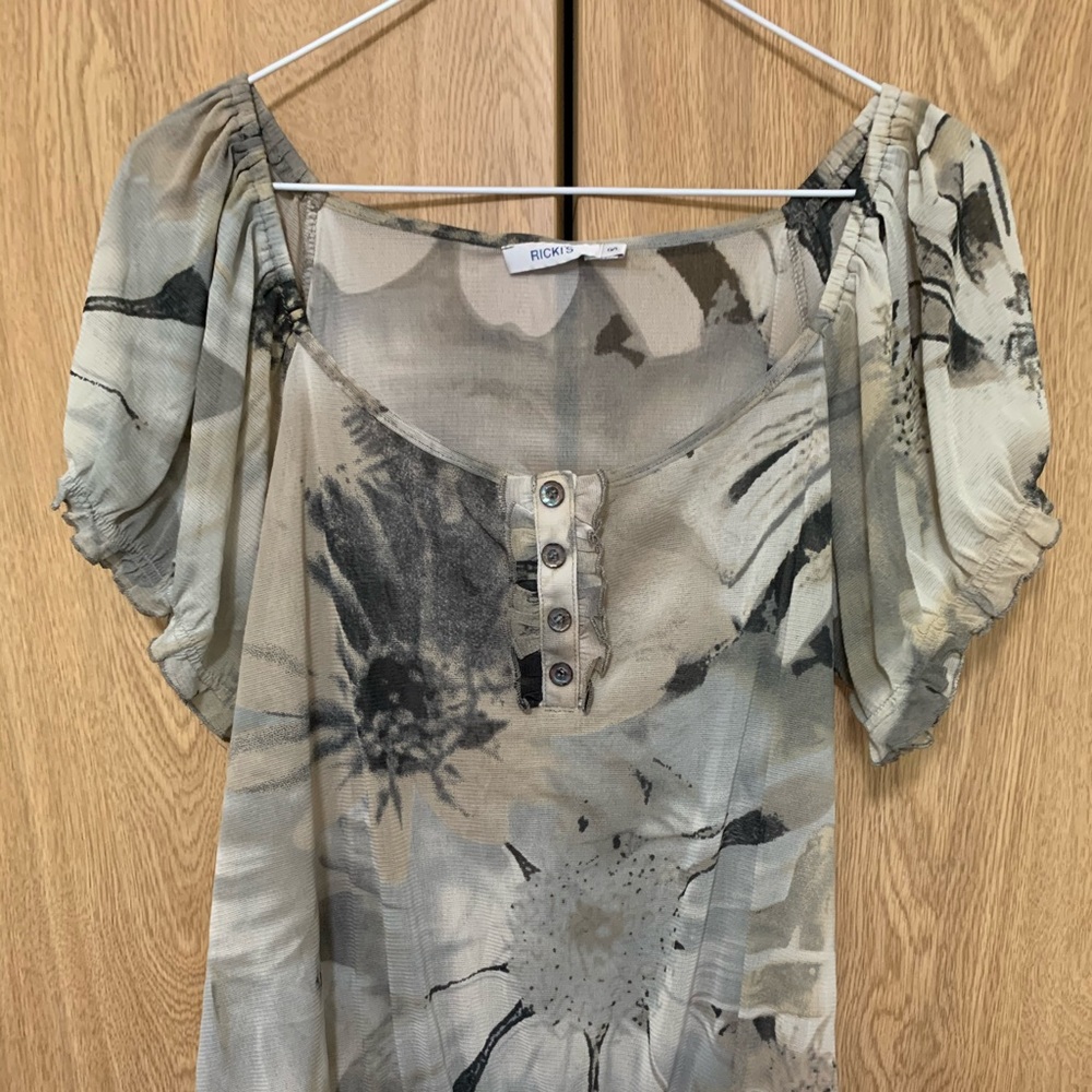 Sheer blouse